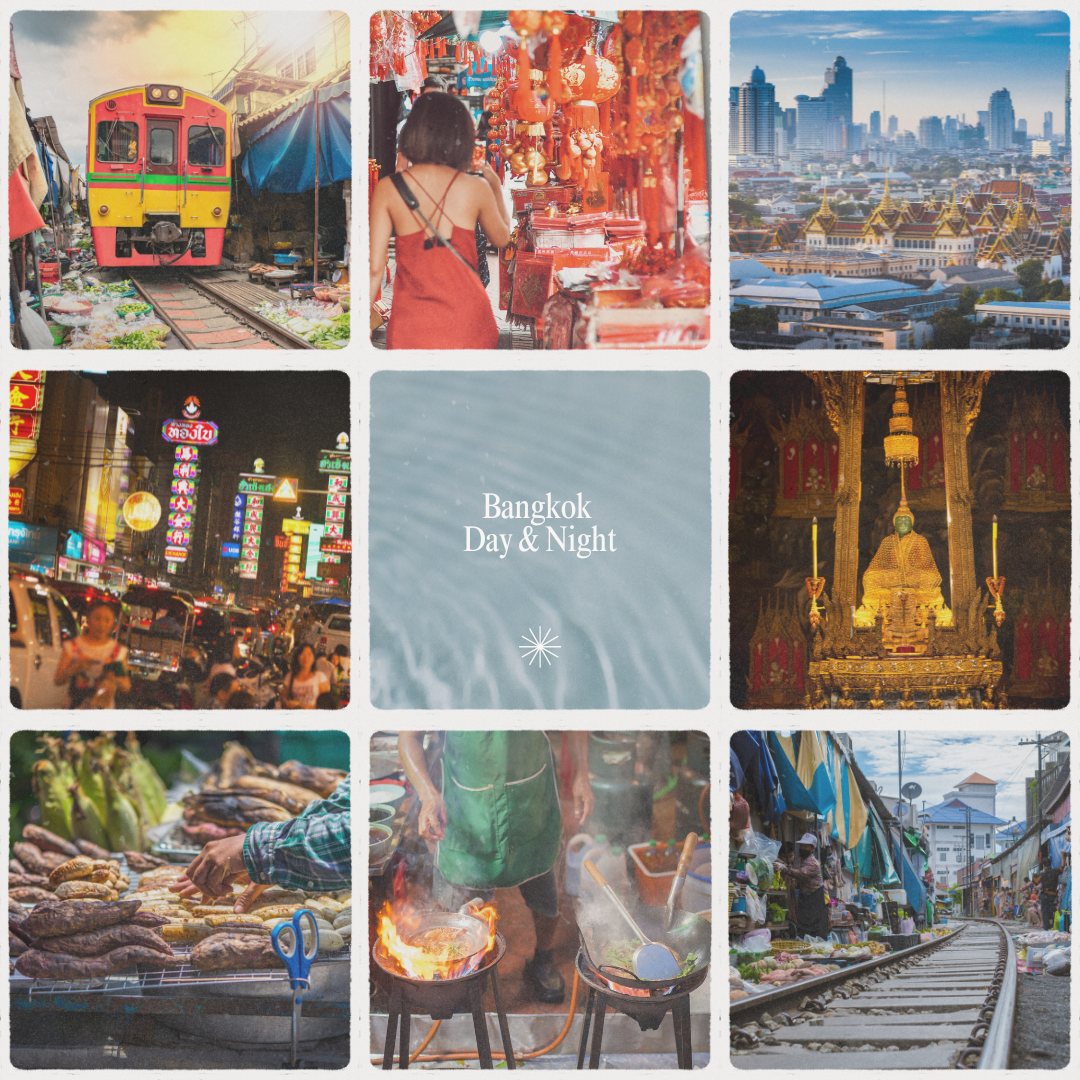 Bangkok Day & Night Excursion: Maeklong Railway Market, Grand Palace, Emerald Buddha, Hidden Gems & Night Market