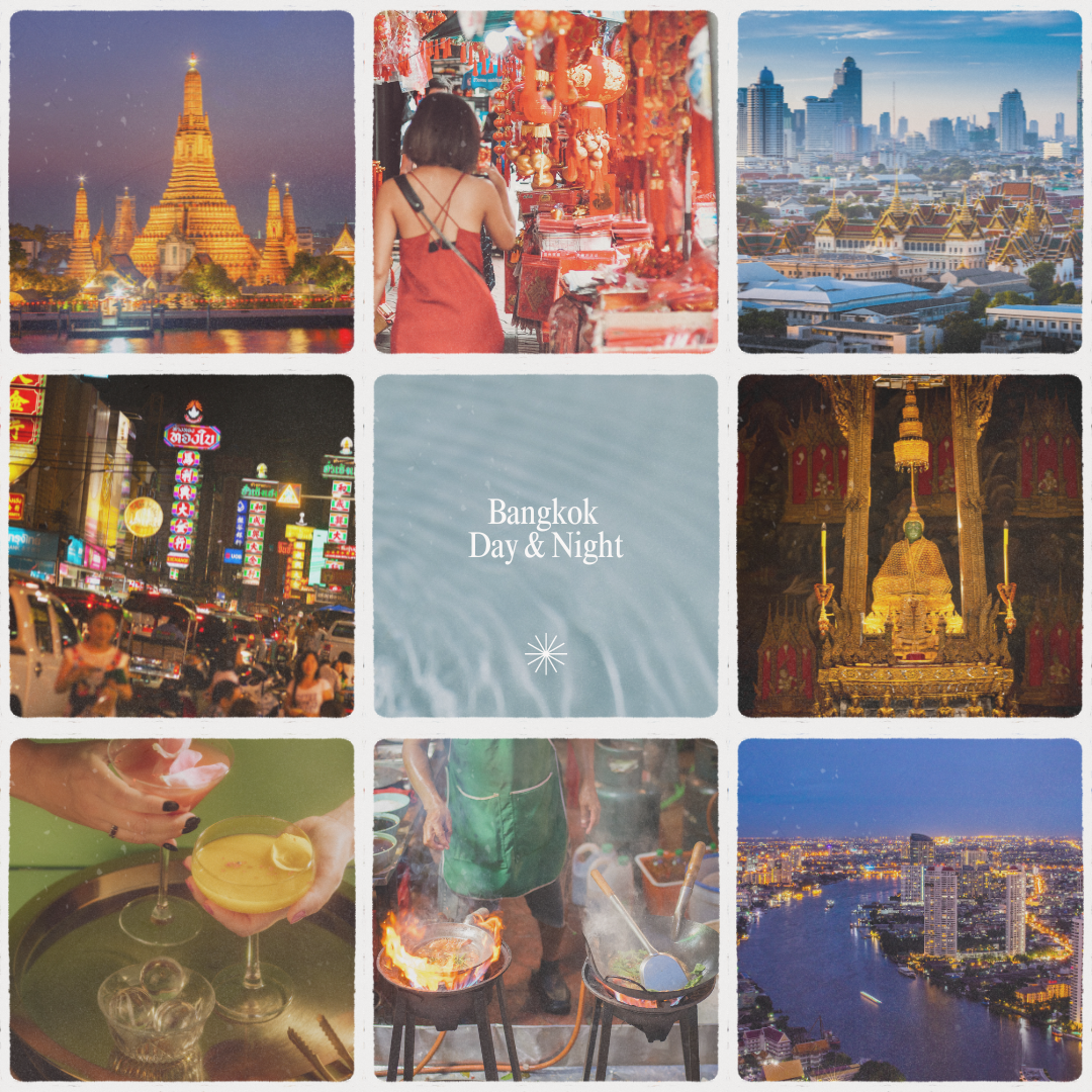 Bangkok by Day & Night: A Private (Solo & Group) Culture, Sights & Bites Adventure