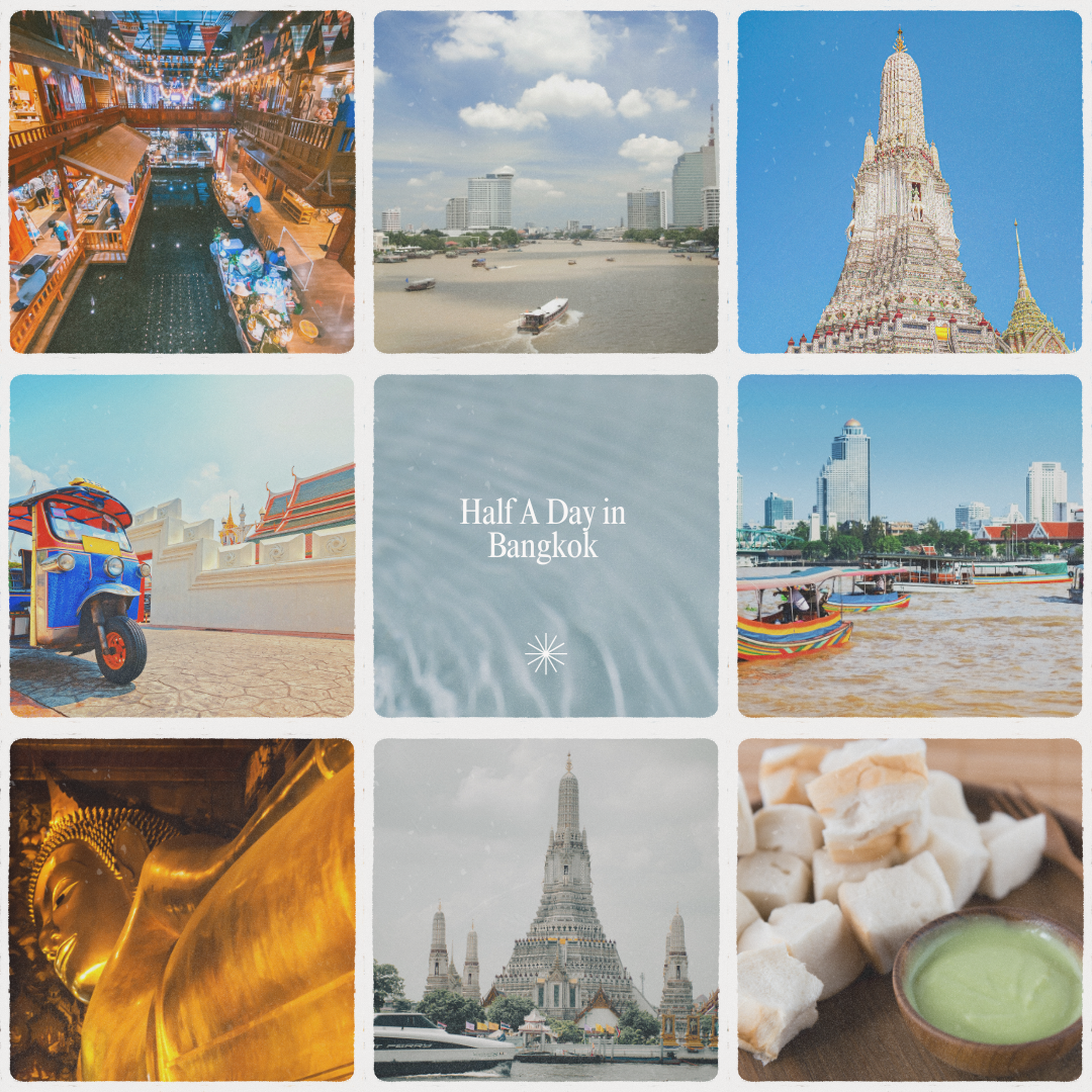 Half-Day Easy Adventure in Bangkok PRIVATE (Solo & Group) Tour: Explore Iconic Riverside Mall, Historic Landmarks, & Scenic River Boat Ride