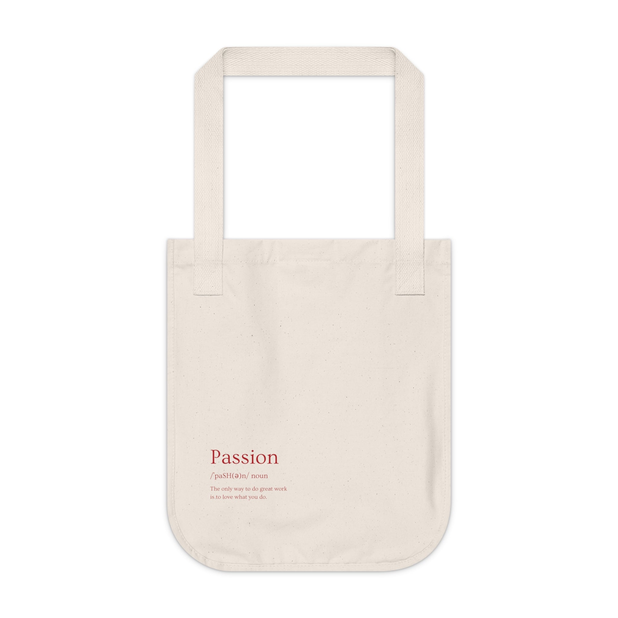 "Passion" Organic Tote Bag