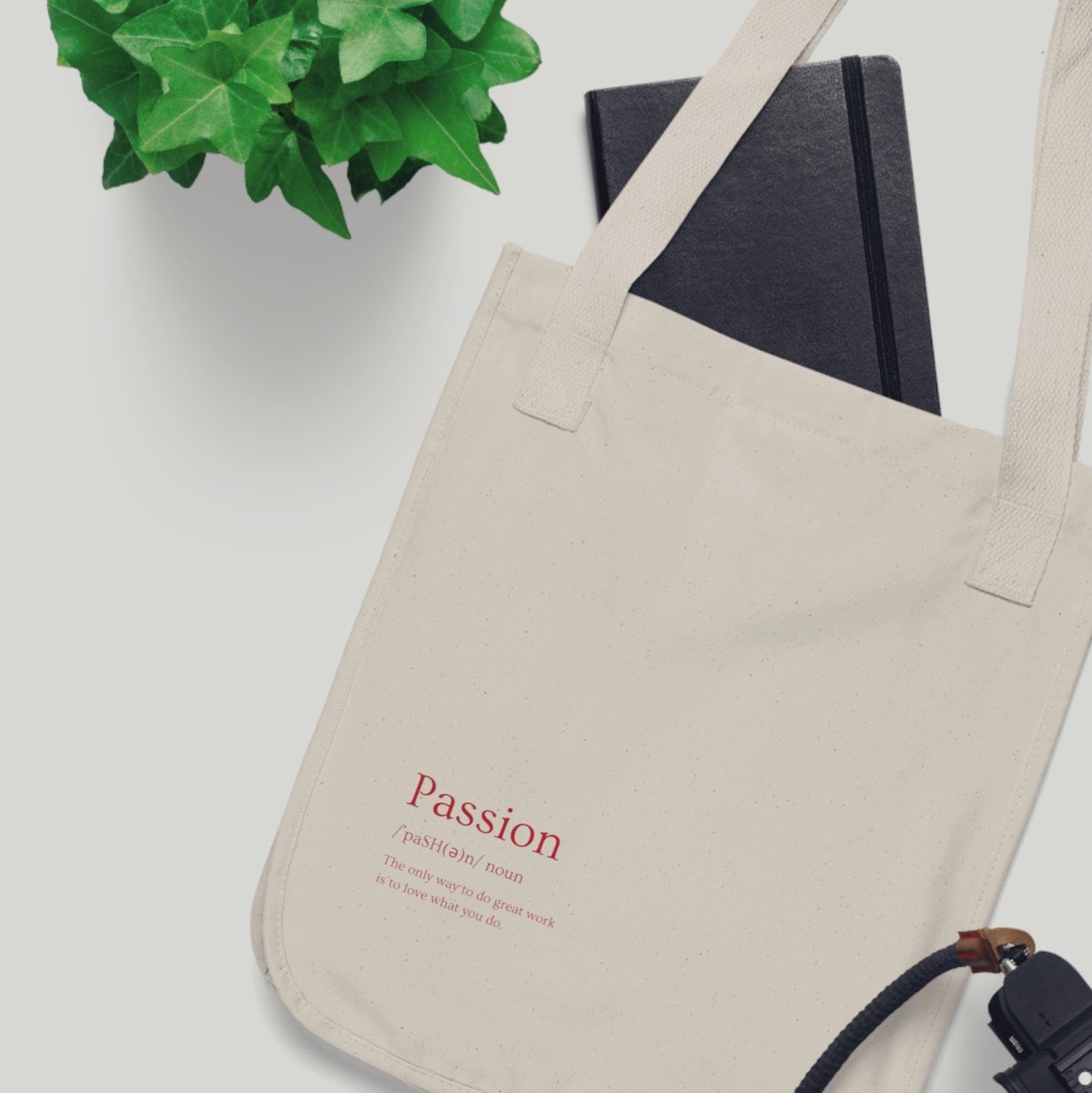 "Passion" Organic Tote Bag