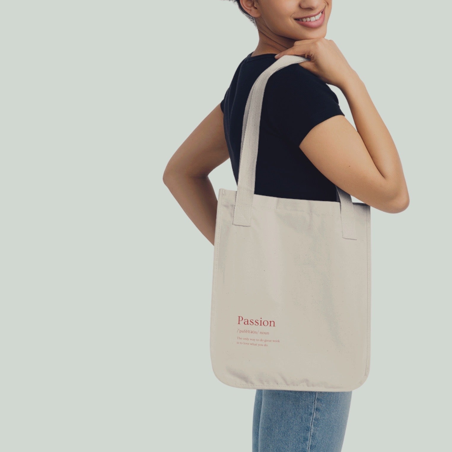 "Passion" Organic Tote Bag