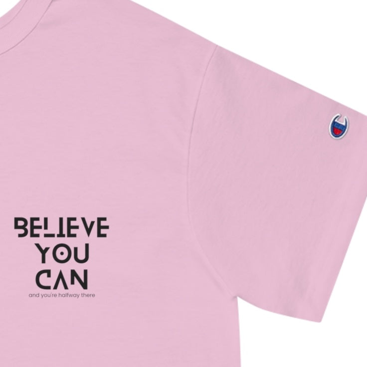 "Belief" Champion Cropped T-Shirt